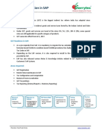 Case Study Cherrytec Goods Services Tax (GST) in SAP