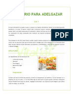 Recetario de 15 Dias PDF