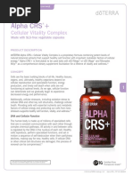 Alpha CRS+ Product Information Page