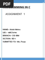 Ashish Assignment