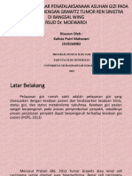 Laporan Kasus Besar Penatalaksanaan Asuhan Gizi Pada Pasien