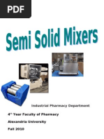 Industrial Semi-Solid Mixers