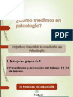 Medición en Psicología 07 Febrero