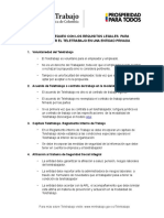 Requisitos Legales para Implementar El Teletrabajo en Colombia PDF