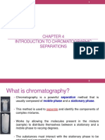 CHAPTER 4 Introduction To Chromatography