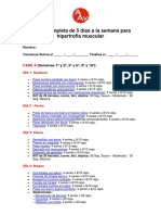 Rutina Completa Cinco Dias Semana para Hipertrofia Muscular 1 PDF