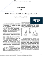 1991-WBS Criteria For Effective Project Control PDF