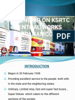 Internship On KSRTC Central Works Pappanamcode