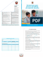 Orientaciones para Generar Aprendizajes Avanzado PDF