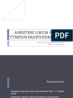 Anestesi Umum Pada Tympanomastoidectomy