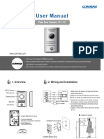 Commax Door Camera Drc-40k (En) - Product Manual