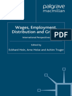 Eckhard Hein, Arne Heise and Achim Truger Eds. - Wages, Employment, Distribution and Growth - International Perspectives (2006, Palgrave Macmillan) PDF