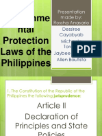 The Environme Ntal Protection Laws of The Philippines: Presentation Made By: Rossha Anasario