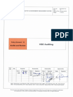 HSE Auditing Procedure PDF