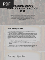 The Indigenous Peoples Rights Act of 1997 Group 3