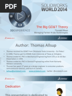 The Big GD&T Theory: Thomas Allsup Managing Partner Anida Technologies