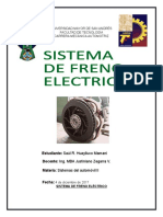 Tabla de Diagnostico de La Capacidad de Frenado