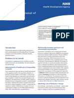 NHS Economic Appraisal of Public Health Interventions 2005