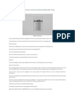 IQI (Penetrameter) Selection in Industrial Radiography Testing