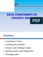 CH 2BASIC COMPONENTS OF STRATEGIC MANAGEMENT