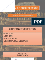 Theory of Architecture by M Gutib