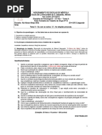 Ficha de Trabalho de Grupo 13 Tema 3 Eu Com Os Outros As Relações Precoces