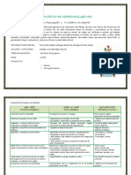 Proyecto de Aprendizaje Nº2 Huanuco 2018