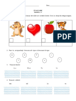 Evaluare CLR A-I