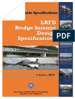 DPWH Guide Specifications LRFD Bridge Seismic Design Specifications PDF