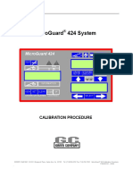 Microguard 424 Calibration Procedure PDF