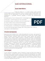 História Do Brasil - Pré-Vestibular - Resumo