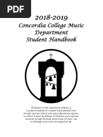 Music Major Handbook PDF