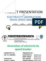 Speed Breaker Power Generation