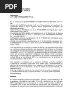 Acta Conciliacion