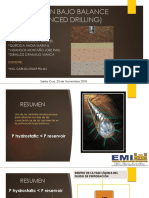 Perforación Bajo Balance (Underbalanced Drilling)