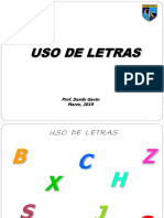 Usos de Letras