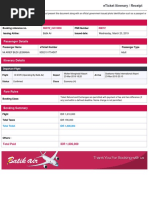 Booking Details: Eticket Itinerary / Receipt