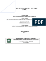 KAK Survey Kondisi Jalan Paket 1 DAK Reguler