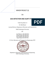 Minor Project On: Gas Detection and Alert System