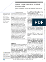 Microaneurysm Turnover Is A Predictor of Diabetic Retinopathy Progression