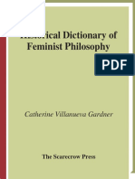 Copia de Catherine Villanueva - Historical Dictionary of Feminist Philosophy PDF