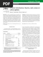 El Estrés Hidrodinámico Muerte y Daño Celular en Cultivos Agitados