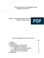 Manual de Procesos y Procedimientos PDF