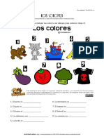 Ficha Los Colores PDF