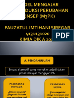 Model Mengajar Menginduksi Perubahan Konsep (m3pk)