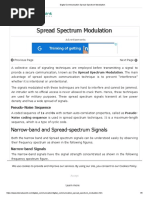 Digital Communication Spread Spectrum Modulation Class Note