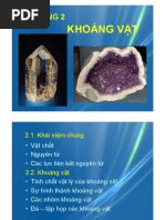 Chương 2: Khoáng Vật