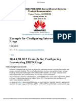 Example For Configuring Intersecting ERPS Rings: S1720&S2700&S5700&S6720 Series Ethernet Switches Product Documentation