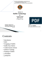 Sniffer Technology: Seminar On By: Manpreet Singh 4BD15EC053 8 Sem, 'B' Sec