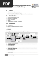 TP N°2: Etude Des Caractéristiques D'un Moteur Asynchrone Triphasé À Cage